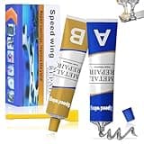 Metallkleber, 100g Klebstoff für Metall, Kaltschweißmasse für Metalle,Starker Kleber zur Verklebung von Metall und Anderen Materialien, Metal Repair Paste AB zum Reparieren Gussfehler Verwendet (A)