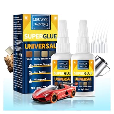 Sekundenkleber Extra Stark Gel 100g – Transparenter Superkleber Für Alles Holz, Kunststoff, Metall, Keramik, Schuhe, Glas, styropor & Gummi – Hitze & Wasserfest Flüssig Alleskleber, Industriekleber