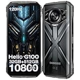 DOOGEE S Cyber Pro Outdoor Handy 32GB+512GB(2TB), 50MP+32MP+Nachtsehen 20MP Outdoor Smartphone Ohne Vertrag Android 14, 6.6" FHD+ 120Hz, 10800mAh/33W Baustellenhandy, IP68/ NFC/ 4G Dual SIM/OTG/GPS