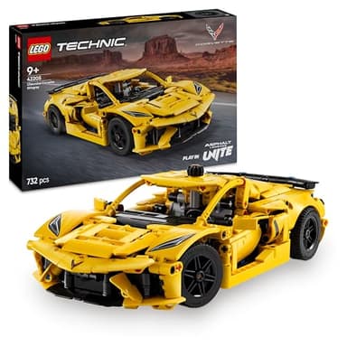 LEGO Technic Chevrolet Corvette Stingray - Bauspielzeug zum Sammeln - Spielzeug Sportwagen - Modell Auto - Geschenk für Jungen und Mädchen ab 9 Jahren, die Spielzeugautos lieben 42205
