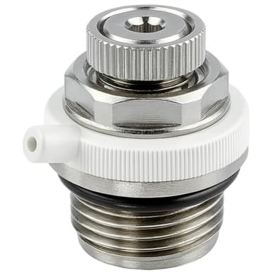 Heizkörper Entlüftungsventil, Automatische Heizkörperentlüfter, 1/2 Zoll Schnellentlüfter, Für Heizungsventil Und Heizungssysteme, Vernickeltes Messing, Einfache Installation