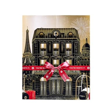 L'Oréal Paris Beauty Geschenkset 2025: 12 Beauty-Überraschungen, Für kleine Luxusmomente in der Weihnachtszeit, Make-Up, Haarpflege, und Hautpflege