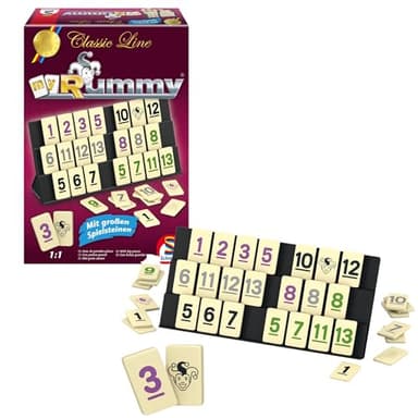 Schmidt Spiele 49282 - Classic Line MyRummy, Legespiel mit großen Spielsteinen