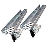 Loggyland 4er Set Bodenanker Erdanker 500mm lang mit Montageset (Schrauben + Abdeckkappen) verzinkt