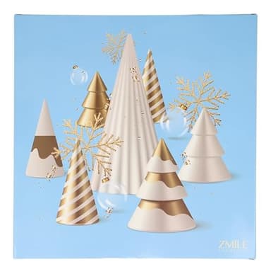 ZMILE COSMETICS Beauty Adventskalender '3D Christmas Trees’ - 24 Überraschungen zum Schminken und Stylen im tradionellen Türchen-Adventskalender mit veganer Kosmetik