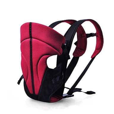 SONARIN Classic Vorder und Rückseite Babytrage, Ergonomisch, One Size Fit für alle, Anpassung an das Wachstum Ihres Kindes, Drei Carrier-Methode, Ideal Geschenk(Dunkelrot)