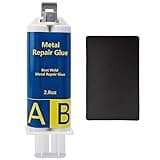 EIGTWEN Metallkleber, 80g Metallkleber Extra Stark, Flüssigmetall Hitzebeständig Geeignet für die Reparatur von Oberflächenrissen und -ausbrüchen in Metall, Edelstahl, Kunststoff, Holz, Keramik usw