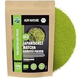 Alpi Nature Matcha Pulver BIO aus Japan 100g, Grüner Tee Premium Grade, bio Matcha Tee, natürlich koffeinhaltig