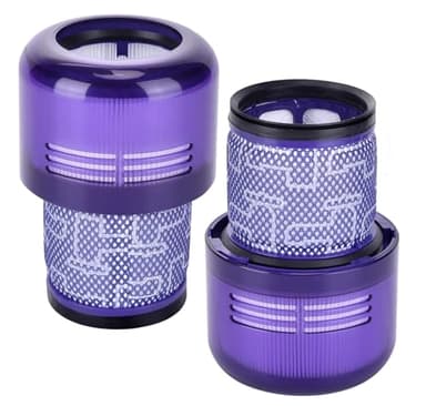 PIBONUS 2 Stück V11 Filter Kompatibel mit Dyson V15 SV14 SV22 Waschbar Ersatzfilter Absolute Animal Detect Cyclone Extra Pro Torque Drive Akku Staubsauger Ersatzteile #DY-970013-02 & 97001302