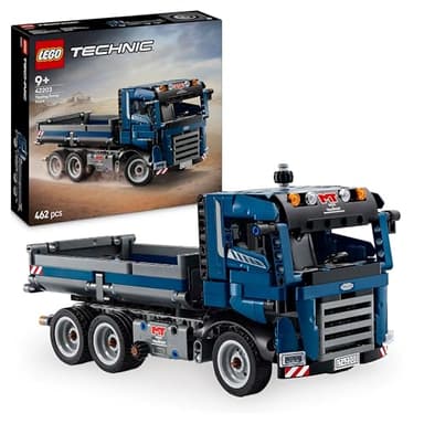 LEGO Technic Kipplaster Spielzeug mit Lenkung und beweglicher Kippmulde - blaues Baufahrzeug - Geschenkidee zum Geburtstag oder für die Feiertage - Bauset für Jungen und Mädchen ab 9 Jahren 42203