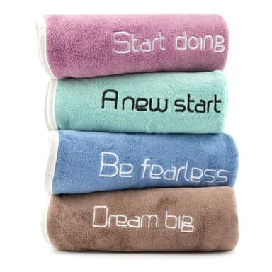 Hopton 4 Stück Fitness Handtuch, Sporthandtuch Fitnessstudio, Schnelltrocknend Gym Handtucher, 4 Farben Mikrofaser Handtuch Gym, Sport Towels für Schwimmen Yoga Fitnessstudio, 35 x 75cm