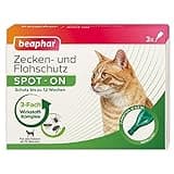 Beaphar Zecken- und Flohschutz Spot-ON 3x0,8ml, für Katzen