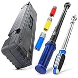 HASKYY Radwechsel Set Drehmomentschlüssel 1/2" 40-210Nm mit Teleskopratsche 460-610mm 768Nm inkl. Schlagnüsse Satz SW 17, 19, 21 KFZ Industrie Motorrad Auto