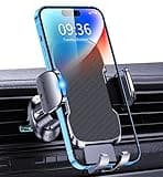 Glangeh Handyhalterung Auto Lüftung, Upgrade Hakenclip Handy Halterung Auto, 360° Drehbar KFZ Auto Handyhalterung mit EIN-Knopf-Release, Kompatibel mit iPhone 14 Pro Max, Alle 4-7" Smartphone