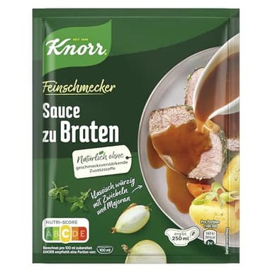 Knorr Feinschmecker Sauce zu Braten extra fein ergibt 250 ml