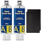 EIGTWEN Metallkleber, 160g Metallkleber Extra Stark, Flüssigmetall Hitzebeständig Geeignet für die Reparatur von Oberflächenrissen und -ausbrüchen in Metall, Edelstahl, Kunststoff, Holz, Keramik usw
