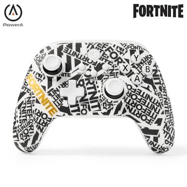 PowerA OPS v1 Wireless Controller for Cloud Gaming - Fortnite Edition, gamepad, wired video game controller, gaming controller, works with Windows 10/11