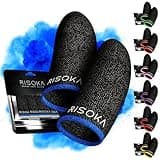 RISOKA® 10 Stück Gaming Finger Sleeves - Perfekter Touchscreen Glide - Geeignet für alle Spiele - Gaming Gadgets Sachen Zubehör für Zocker + Gamer - Finger Sleeve Handschuhe - Handy Controller