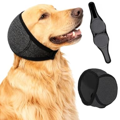 Ohrenschutz Hund, Gehörschutz Hund für Silvester, Geräuschunterdrückung wasserdichte Ohrstöpsel Für Kleine Große Hunde, Lärmschutz, Wasserdicht, Verstellbar, Für Geräuschblockierung, Beruhigung, S