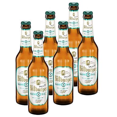 6 Stück - Bitburger | Helles Lagerbier | *glutenfrei* | 0,33 Liter, 5,1% Vol. | inkl. Pfand 0,48 €