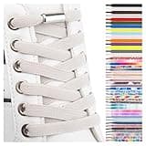 SULPO flache Schnürsenkel ohne Binden - Elastische Schnürsenkel mit Metallkapseln - Schnürsenkel Schnellverschluss - Gummi Schnürsenkel für Erwachsene & Kinder - Schuhbänder ohne Binden