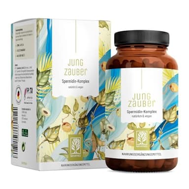 NATURTREU® Spermidin Kapseln hochdosiert mit hochwertigen Spermidin, L-Arginin, Bifidobakterien & Vitamin B6 - vegan - 120 magensaftresistente Kapseln - in Deutschland produziert & laborgeprüft