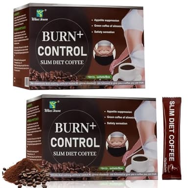 Abnehmen Grüner Abnehm-Kaffee 30 x 10g, Alternative zum Detox Tee, Idealer Diät-Kaffee zur Verdauung und Entgiftung