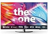 Philips Ambilight 65PUS8909 4K LED Smart TV - 65-Zoll Display mit Pixel-präziser Ultra HD Titan OS Plattform und Dolby Atmos-Klang. Funktioniert mit Alexa und Google Sprachassistent – Anthrazitgrau