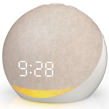 4 in 1 Wecker Digital: White Noise Machine Baby Weißes Rauschen 7 Timer Speicher Einschlafhilfe Erwachsene mit 25 Schlafmusik Naturgeräuschen Bluetooth-Lautsprecher 32 Lautstärkestufen Kinder