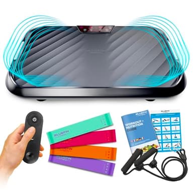 Bluefin Ultralite Vibrationsplatte | Vibrationsplatten-Trainingsgerät für die Lymphdrainage | Vibrationsplatten-Trainingsgerät | Vibrationsplattform-Gerät