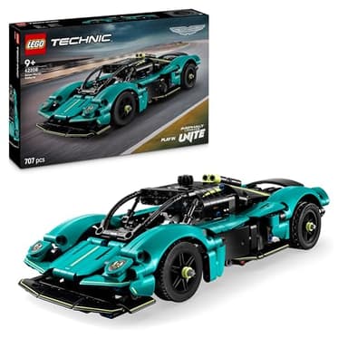 LEGO Technic Aston Martin Valkyrie Rennwagen Spielzeug - Modell-Bauset mit V12-Motor und aufklappbaren Flügeltüren - Sammlergeschenk für Jungen und Mädchen ab 9 Jahren - 42208