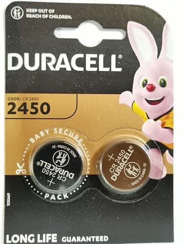 2 x Duracell CR 2450 Lithium (1 Blister mit 2 Batterien) 2 Batterien