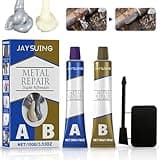 Obidodi 2 Komponenten Kleber für Metall, -55℃-220℃ Metallkleber Hitzebeständig, 100g Wasserfester Aluminium Kleber Extra Stark, Klebstoff für Metall Schnelle Reparatur