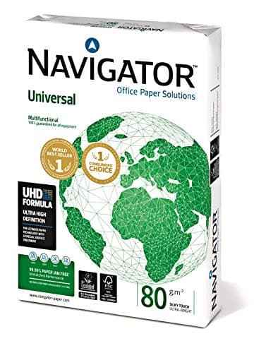 NAVIGATOR A4 UNIVERSAL; Druck- und Kopierpapier; A4; 1x500 Blatt; 80g (frustfreie Schutzverpackung)