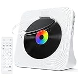 Tragbarer CD Player Bluetooth mit Fernbedienung - Homlab Desktop Stylish CD Spieler mit HiFi Lautsprechern für Kinder FM-Radio A-B-Wiederholung Unterstützt Kopfhörerbuchse USB/AUX/Type-C für Zuhause