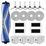 19 PCS Zubehör für ECOVACS DEEBOT T30 Omni Saugroboter, Ersatzteile Hauptbürste, Seitenbürste, Filter, Mop Pad, Staubbeutel