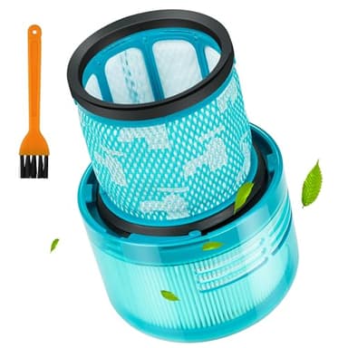 Elalove HEPA Filter mit Bürste für V11 und V15 Staubsauger – Ersatzfilter für Dyson Dyson V11 V15 SV14 SV17 SV22 Detect Animal Absolute Extra Pro