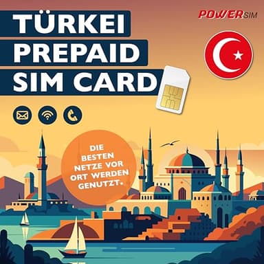 Türkei SIM Karte (30 GB 15 Tage)