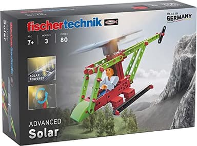 fischertechnik 544616 Advanced Solar Hubschrauber, 7 Jahre to 99 Jahre, 27.99 x 6.48 x 18.01 cm, Sortiert, Mehrfarbig/Meereswellen (Ocean Tides)