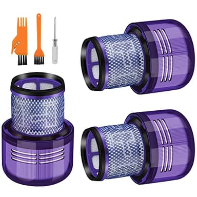 DODUOS 3 Stück Ersatzteile Filter für Dyson V11 V15 SV14, Waschbar Filter Zubehör für Dyson V11 V15 SV14 Absolute Animal Detect Torque Drive & Reinigungsbürste,Ersetzen Sie No.DY-970013-02