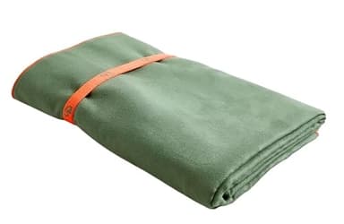 jowiha Nabaiji Mikrofaser Handtuch XL 110x175 cm Khaki Grün mit integriertem Packriemen für Sport Outdoor Reisen Schwimmen Yoga Wandern Strand