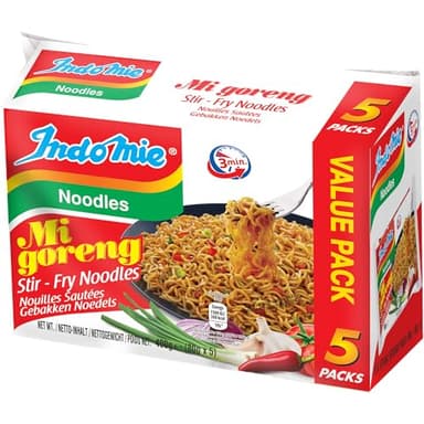 INDOMIE - Instant Nudeln Mi Goreng 5-Pack - (1 X 5 X 80 GR)