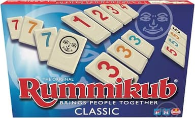Goliath RUMMIKUB Original Classic, Brettspiel für Erwachsene und Kinder ab 6 Jahren, Numerische Strategie, pädagogisches Spielzeug für 2-4 Spieler, fördert das logische Denken, mehrsprachige Version