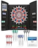 Elektronische Dartscheibe Dartona CB160 Cabinett | Offizielle Turniergröße | Dartscheibe elektronisch | Turnierscheibe mit 33 Spielen und über 160 Varianten