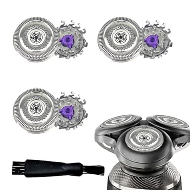 Cosmeria SH98 Rasierer Ersatzköpfe kompatibel für Philips Series 9000, für S9000 prestige SP9860 SP9863 SP9880 SP9862 SP9861 SP9820 Shaver Ersatzklingen mit Reinigungsbürste