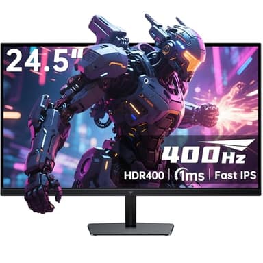 KTC 24.5 Zoll 400Hz Gaming Monitor | Fast IPS 1ms | FHD 1080P | Adaptive Sync | HDR 400 128% sRGB | HDMI x2, DP x2 | Neigungsverstellbarkeit VESA 360Hz Monitor H25X7
