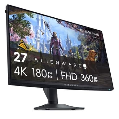 Alienware AW2725QF 27 Zoll 4K UHD (3840x2160) Gaming Monitor, 360Hz, Fast IPS, 0.5ms, NVIDIA G-SYNC Kompatibel, 95% DCI-P3, HDR600, Dolby Vision, USB-C, DisplayPort, 2X HDMI, 4X USB, 3 Jahre Garantie