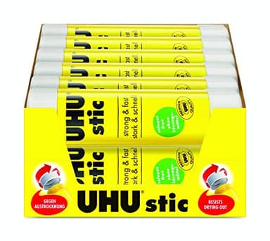 UHU 45621 Stic Klebestift fest auswaschbar ungiftig 40 g 12 Stück