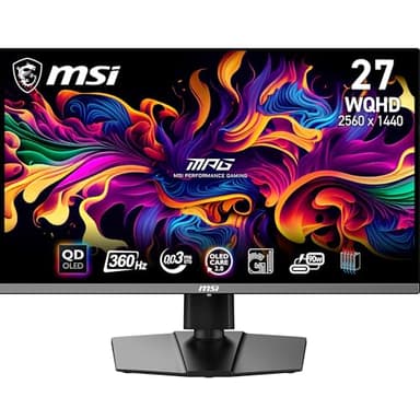 Msi Mpg 271qrx Qd-oled 27´´ Wqhd Oled 360hz Monitor One Size