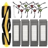 14 Stück Ersatzteile Zubehör für Ecovacs Deebot N8、N8 Pro、T9、N10 Plus,OZMO 950/920 / T8 / T8 / T8+ / T8 AIVI / T8 AIVI+ / T8 MAX,1 Hauptbürste 4 Filter 8 Seitenbürsten 1 Reinigungsbürste